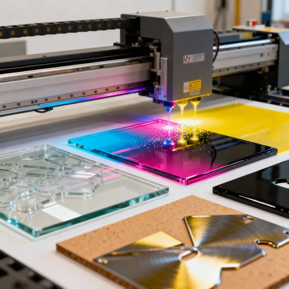 Delta Bilişim UV Baskı Üretim Parkuru