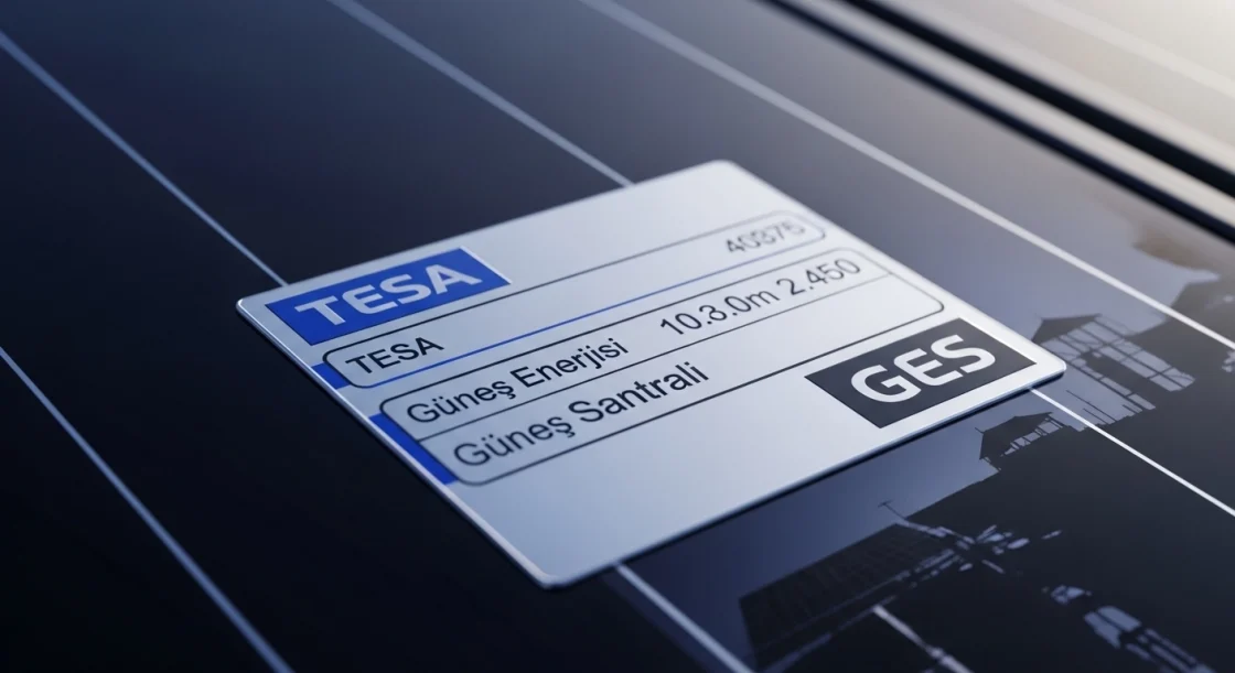 GES / Solar Etiketleri